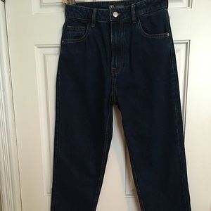 ZARA Mom Blue Jeans